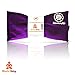 Namaste Yoga Lavender Eye Pillow | Weighted Eye Mask | Soft, Organic Cotton (Purple)