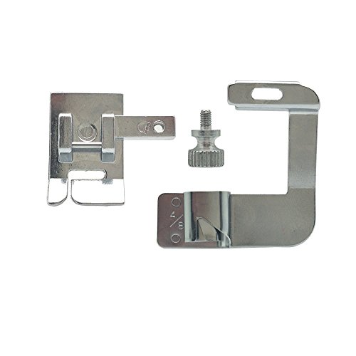 FQTANJU 3 Sizes Adjustable Rolled Hem Foot (1",1/2",3/4") Sewing Machine Presser Foot Hemmer Foot Set For Singer Brother Janome Babylock Juki