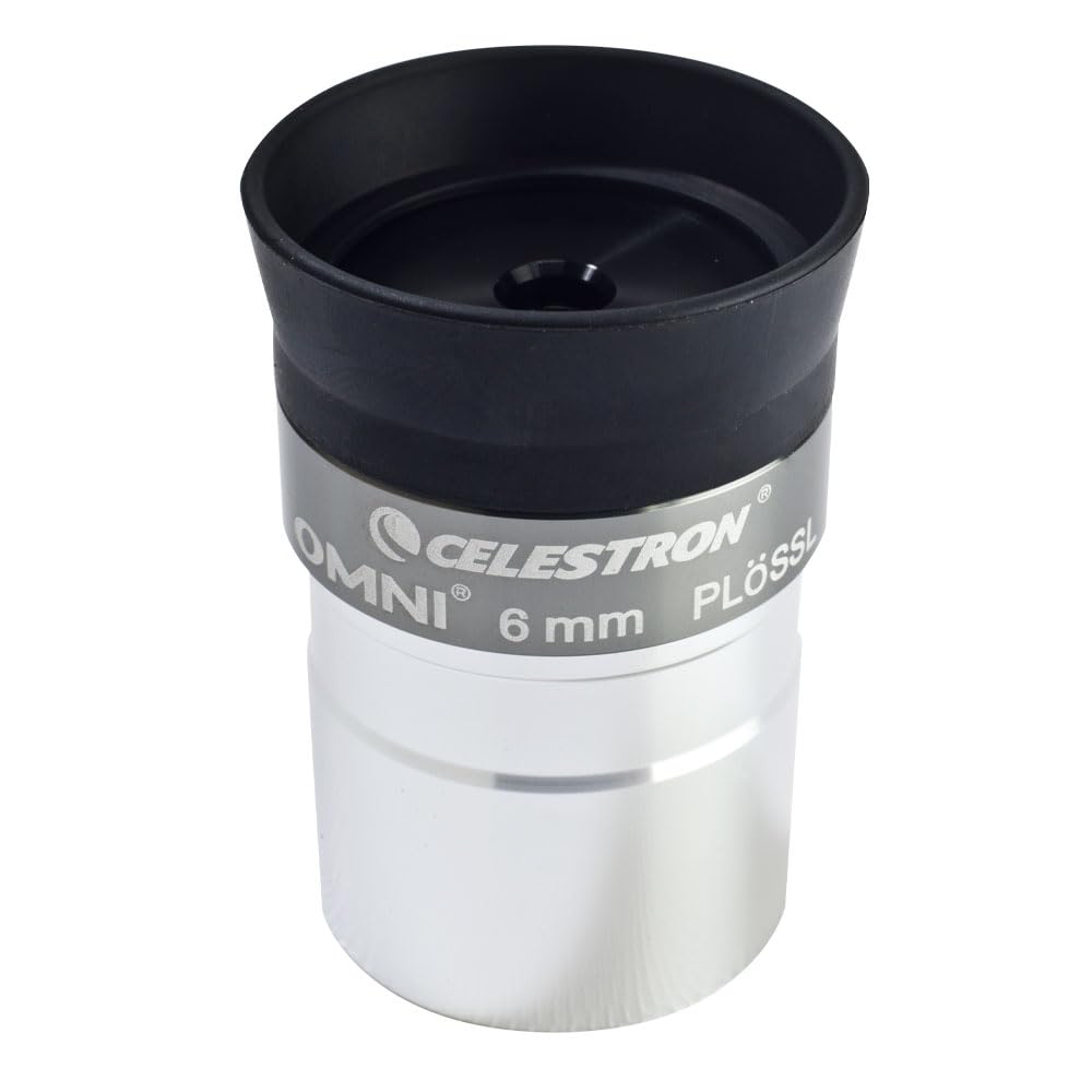 Celestron 93317 Omni Series 1.25 inch / 6mm Eyepiece, Black/Silver