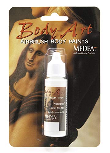 Iwata-Medea Airbrush Body Art Paint, White, 1/2-Ounce