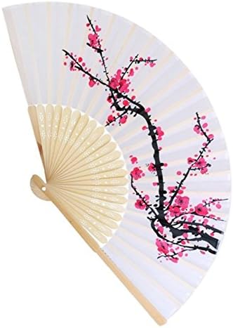 Hand Fan Foldable Fan Wedding Bridal Party Favors Gifts Home Decor Pocket Fan(10 pack)