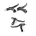 FOMTOR Bicycle Brake Handle Brake Lever 1 Pair Universal Aluminum Alloy 4-Finger Bike Brake Levers Brake Handles 2.2cm Diameter for mountain bike, road bike, folding bike, MTBthumb 2