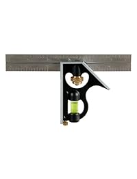 Empire Level E255   Escuadra bolsillo con escamas, hoja de acero inoxidable, graduations y True Blue Vial