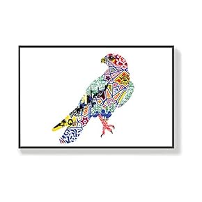 for Living Room Bedroom Cute Animals Framed for