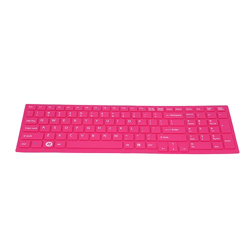 HDE Hot Pink Keyboard Skin Fits Sony VAIO EB 15.5-Inch