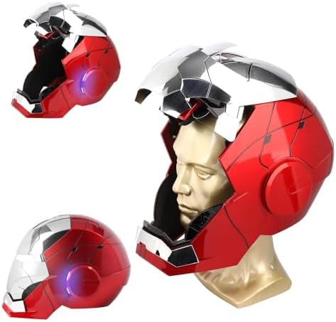 Amazon.com: Iron-Man MK 5 Wearable Electronic Helmet with Voice & Remote Control, LED Eyes & Sound Effects - Perfect Superhero Cosplay, Movie Prop, and Collectible for Adults - Ideal Gift for HalloweenChristmas : Amazon.com: Iron-Man MK 5 Wearable Electronic Helmet with Voice & Remote Control, LED Eyes & Sound Effects - Perfect Superhero Cosplay, Movie Prop, and Collectible for Adults - Ideal Gift for HalloweenChristmas :