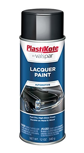 PlastiKote T-34 Gloss Black Lacquer Paint - 12 Oz.
