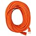 Master Electrician 02208ME 50-Feet Round Vinyl Extension Cord, Orange primary