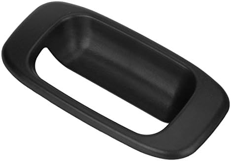 Yeefant Tail Gate Outside Black Tailgate Handle Bezel Replacement Tailgate Handle & Bezel Textured Black Rear Exterior Replacement Car Accessories for Chevy Silverado for GMC Sierra,Black