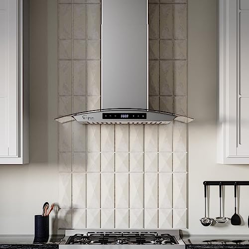 Empava 30" Wall Mount Range Hood Ducted/Ductless (CharcoalFilter Sold
