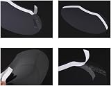Yeesabella 25 Pcs Clear Face Visors Shower Eye Shields for Spa Salon view 3