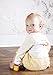 ScratchSleeves | Baby Boys' Stay-On Scratch Mitts | Stripes | Blue and Cream | 12-18m