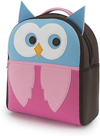 Dabbawalla Bags Toddler Harness Backpack with Removable Safety Leash, Hoot Owl