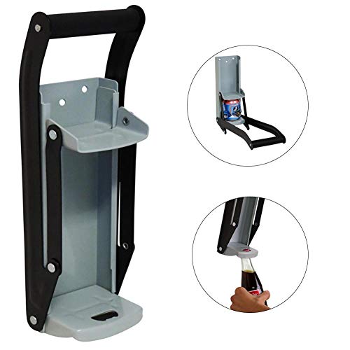 Beer Tin Can Crusher,16oz Bottle Opener, Wall Mounted Recycling Tool with Grip Handle, Kitchen Supplies, Pressure tanker - Thumbnail 7