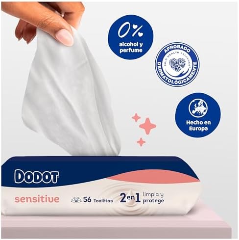 Toallitas Bebé Sensitive, 840 Toallitas (15 Packs x 55 uds)
