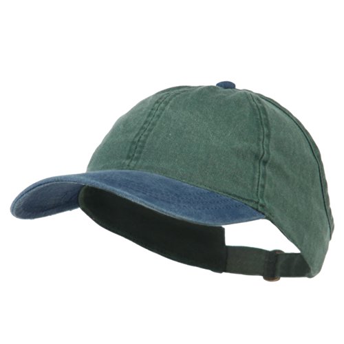 Pigment Dyed Ponytail Cap - Navy Dark Green OSFM