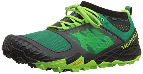 Merrell Men's All Out Terra Trail Running Shoe, Bright Green, 12 M US