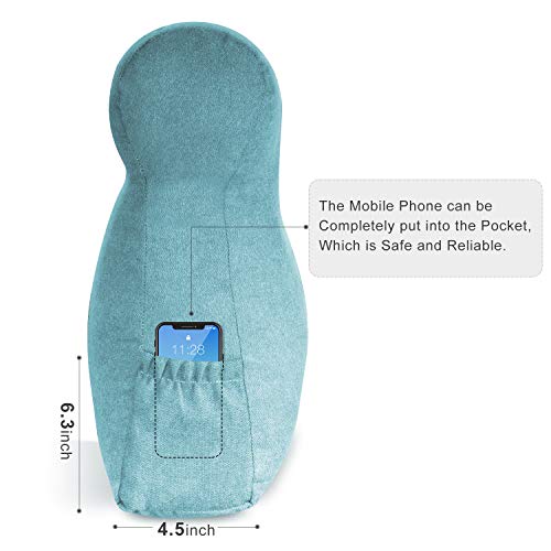 Vekkia Large Triangular Bed Rest Positioning Support Pillow for Reading