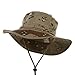 MG Men's Washed Cotton Twill Chin Cord Outdoor Hunting Hat