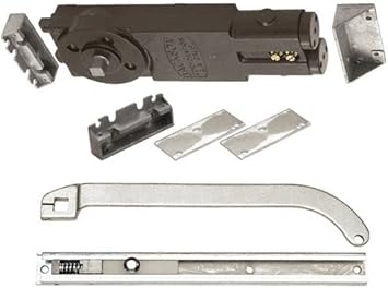 Jackson 21201p62801 Satin Aluminum Regular Duty Spring 105 No Hold Open Overhead Concealed Closer With P Offset Slide Arm Hardware Package Door Closers Amazon Com