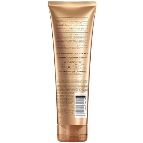 L’OREAL PARIS HAIR CONDITIONER FOR DRY HAIR, TRIPLE ACTION HYDRATION, APRICOT OIL INFUSED, EVERPURE, 8.5 FL OZ (PACKAGING MAY VARY)