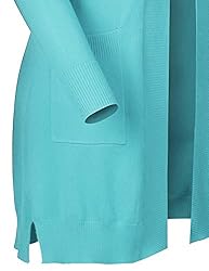 Solid Soft Stretch Long-line Long Sleeve Open Front