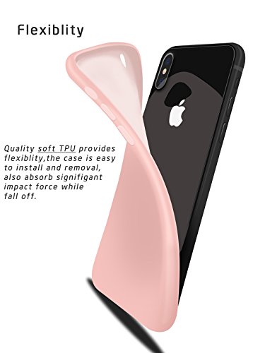 MAYCARI Soft Silicone iPhone X Case Full Protective with Carrot Pattern Print Ultra Silm Rubber Drop Protection for Apple 10 Cover for Women and Girl