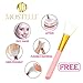 Rose Quartz Roller for Face, Gua Sha Facial Massager & Facial Mask Brush Tools Set - Anti Aging, Eye Puffiness, Neck Slimming Skin Care Tool - Durable & Natural Jade Roller Alternative by Mostelle
