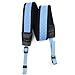 BIRUGEAR Anti-Slip Soft Neoprene SLR Digital Camera Shoulder / Neck Strap for Canon Nikon Samsung Olympus Sony Fujifilm Panasonic Pentax and more - Blue and Black