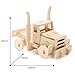 Wooden 3D Puzzles Truck Kit Build Car Wooden Truck Kit Car Model World Puzzle 20-pcs Wood Puzzle Car Model Kit (American Truck)