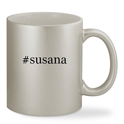 #susana - 11oz Hashtag Silver Sturdy Ceramic Coffee Cup Mug