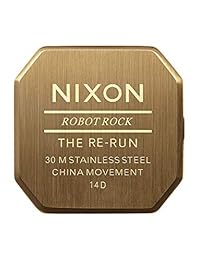 Nixon Re-Run A158. Reloj digital para hombre resistente al agua de 328.1 pies (38.5 mm de esfera de reloj digital. Correa de acero inoxidable de 13 a 18 mm)