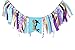 Mermaid Banner For 1st Birthday – First Birthday Decoration For Mermaid Under The Sea,baby Shower Or Party Photo Prop, Bohemian Style Boho Chic Party Ideas, Best Party Supplies (Let's Mermaid)