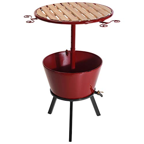 HTI-Living Bartisch mit Getränkekühler Bartisch mit Getränkekühler Loungemöbel Gartenmöbel Gartentisch Balkontisch…