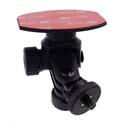 iSaddle CH114 1/4"20 Thread Car Camera Mount Holder with 3M DoubleSided Adhesive Base