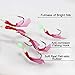 Easy Catch ® Assorted 10 Packs Freshwater/Saltwater Sea Sabiki Rigs Glow Sabiki Bait Rigs Rigged Fishing Lures/Feathers Hooks with Ball Bearing Swivel Interlock Snap Connector