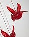 Garden Days Cardinal Solar Mobile Wind Chime