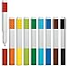 Lego Stationery - Colored Marker 9 Pack with Building Bricks
