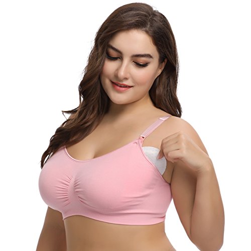 Buy LYSHION Nursing Bra Full Bust Seamless Nursing Maternity feeding