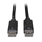 Tripp Lite DisplayPort Cable with Latches (M/M), DP to DP, 4K x 2K, 1-ft. (P580-001)