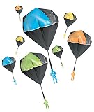 Aeromax Tangle Free GLOW Parachute BLUE GREEN ORANGE OR YELLOW 1 pack