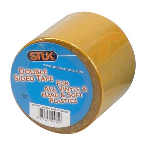 STUK DS505AVD DoubleSided Tape for Vinyl's and Plastics, 48mm5m, Heavy