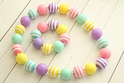 Easter Gift Basket Bracelet Necklace Jewelry Set for Babies Toddlers and Girls