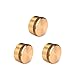 aokur Pack of 3 Solid Brass Refill 1 LB Propane Bottle Cap Gas Tank Cylinder Sealed Cap