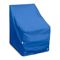 High Back Chair Covers Blue