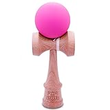 Kaleb Kendama Rubberized Pink Matte And Extra String