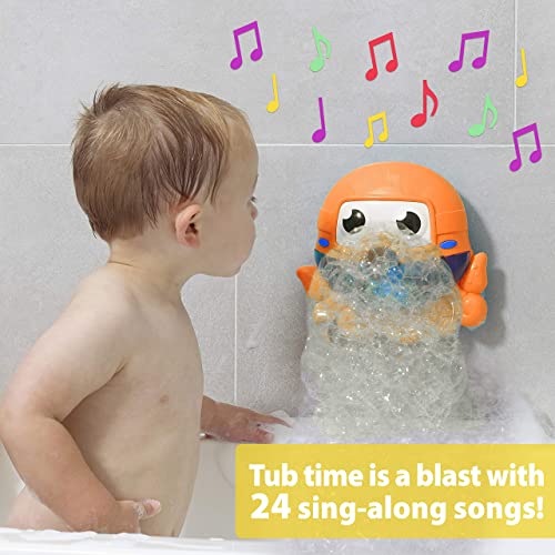 Chuchik Bubble Bath Maker for The Bathtub. Blows Bubbles and Plays 24 Children’s Songs Baby