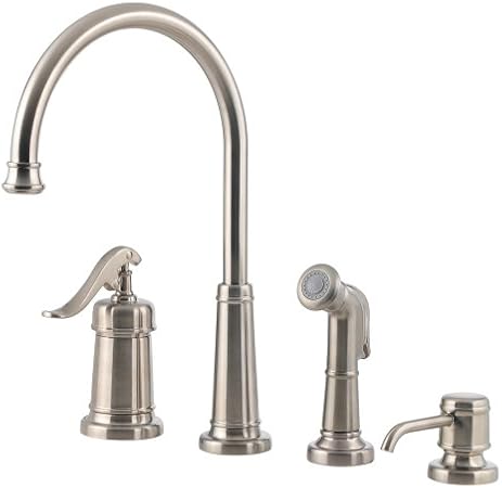 Price Pfister 026 4ypk Ashfield 4 Hole Kitchen Faucet Satin