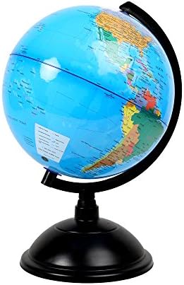 Educational Desk Globe, 8 x 12 inches, Blue