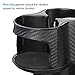 MOTOBA 2 in 1 Multifunction Cup Holder Water Bottle Holder for Car Elastic Opening